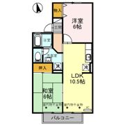 メゾンドルチェ Bの間取り画像