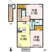 ハニーテラスの間取り画像