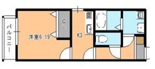 メゾンクレール伊都弐番館の間取り画像