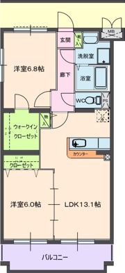フィオーレの間取り画像
