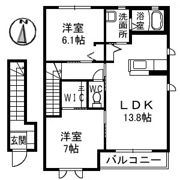 ボヌール針田の間取り画像