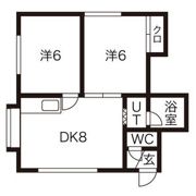 ダイヤフレンド平岡の間取り画像