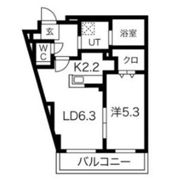 平岸Riverside(平岸リバーサイド)の間取り画像