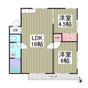 ウチダコーポ3の間取り画像