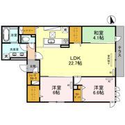 クラシスト東中本の間取り画像