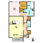 ル・ジャルダン ABの間取り画像