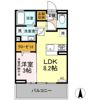 プレジール高田の間取り画像