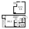 ミリオン中村本町の間取り画像