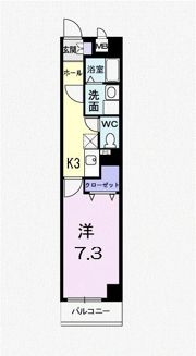 フラン ソレイユの間取り画像