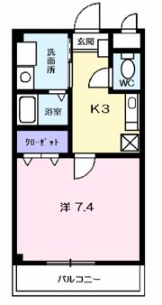 ボヌールレジダンスTMの間取り画像