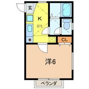 クレスト1の間取り画像