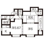 タウンハウスヨシダF2棟の間取り画像