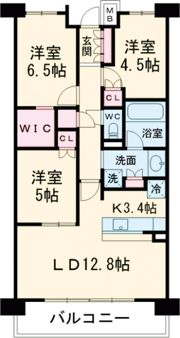 パークホームズ上小田井コンフォートウィルの間取り画像