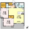 クレストヒルズ A棟の間取り画像