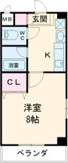 レージュ ウエストの間取り画像
