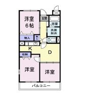 エスポワール吉田の間取り画像