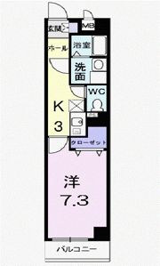 フラン ソレイユの間取り画像