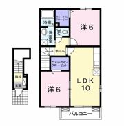 ソレイユ元町Aの間取り画像