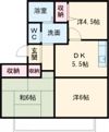 クレールロジュマンBの間取り画像