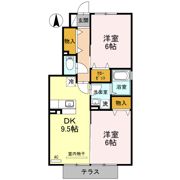 ジュネス一本木 B棟の間取り画像