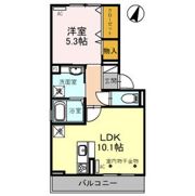 コンフォート倉Ⅱの間取り画像