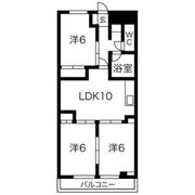 コーニッシュ西中島(旧 西中島第二マンション)の間取り画像