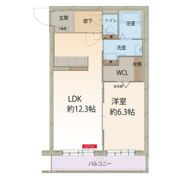 フォレスタミツヤの間取り画像