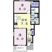 サンロジュマンAの間取り画像