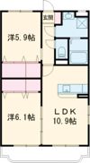 はなみずきⅡ番館の間取り画像
