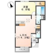 サンライズコーポ Cの間取り画像