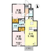 セジュール Bの間取り画像