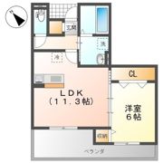 ベルコモンズ森合の間取り画像