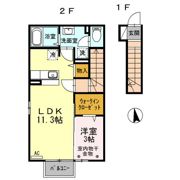 セジュール Aの間取り画像