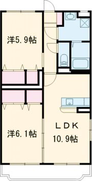 はなみずきⅡ番館の間取り画像