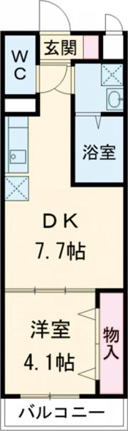 ハピネスⅢの間取り画像