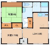 ブロッサム Eの間取り画像
