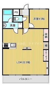 カワイマンションⅡの間取り画像