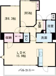 ライオンズ桑名八間通の間取り画像