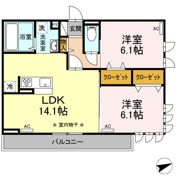 Dーroom中町の間取り画像