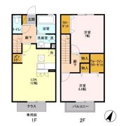 ヴェルドミール Aの間取り画像