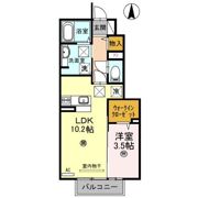 ディアフラットユングの間取り画像