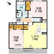 ベルヴィル カメリア B棟の間取り画像