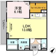 クレストヒルズ A棟の間取り画像