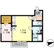 サンクラーズメゾン B棟の間取り画像