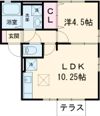 エスポワール光の森の間取り画像