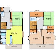 高間町貸家の間取り画像