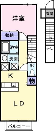 ミニヨン柏Aの間取り画像