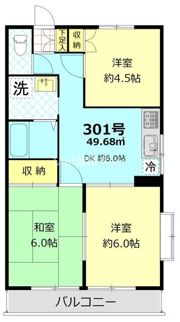エステート1722の間取り画像