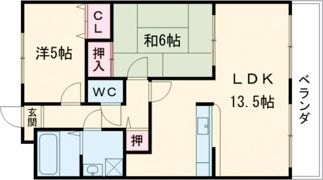 ファミール駒坂の間取り画像