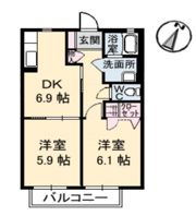 プログレス A棟の間取り画像